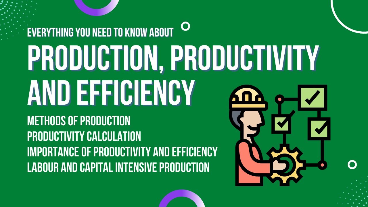 efficiency คือ  2022  Production, productivity and efficiency