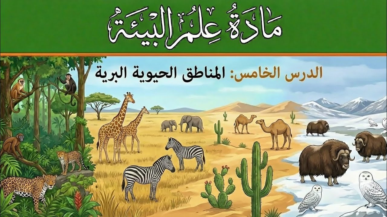 درس المناطق الحيويه البريه 2026