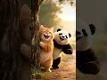 ai video Badmash Billa 😿😜 Badmash Panda 🐼🤪#animalshorts #cartoon #video