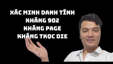 Xác Minh Danh Tính - Kháng 902 -  Kháng TKQC Bị VHH 273 - Kháng Page Chỉ Cần  Via 273 Dạng Mới