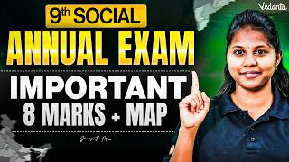 9th Social | Important 8 Marks and Map | Annual Exam 2026 | Janasruthi Ma'am