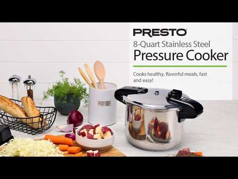 Presto 01370 8-Quart Stainless Steel Pressure Cooker | Presto Stainless Steel Pressure Cooker Review