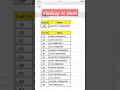 vlookup in excel #exceltech #exceltips