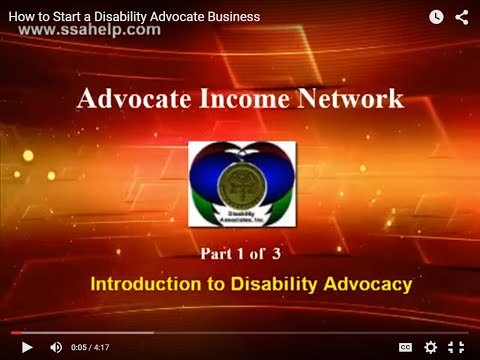 How to Start a Disability Advocate Service - Part 1