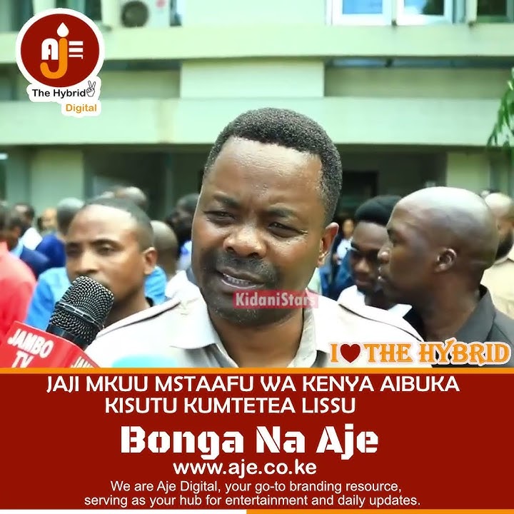 JAJI MKUU MSTAAFU WA KENYA AIBUKA KISUTU KUMTETEA LISSU
