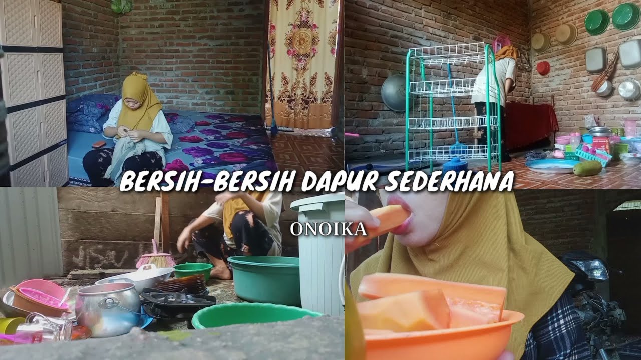 Bersih-bersih Dapur Sederhana