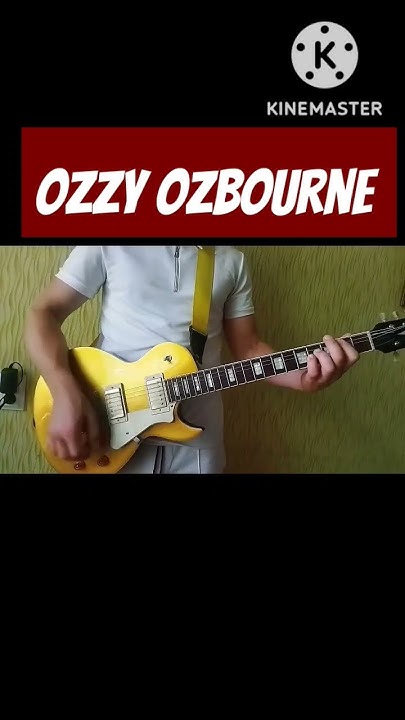 ozzy osbourne iron man guitar