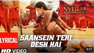 Lyricalvideosaanseinterideshhaisyeraachiranjeeviamitabhbachchan Ramcharan720P