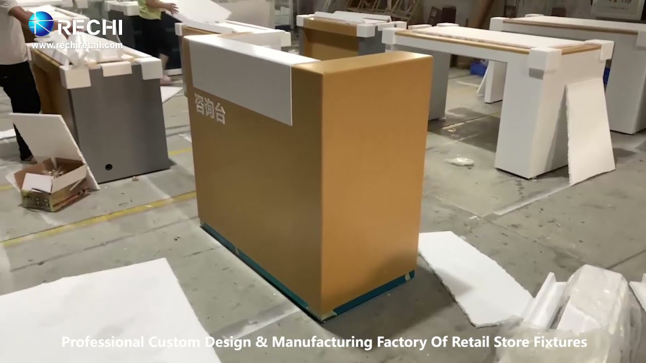 RECHI Store Fixture Furniture Factory Design & Manufacture Mobile Phone Store Checkout Counter