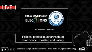 Voting for the Speaker and Mayor of City of Johannesburg Council is underway screenshot 3