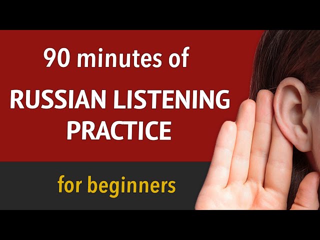 90 Minutes of Russian Listening Comprehension for Beginners // Level 1 class=