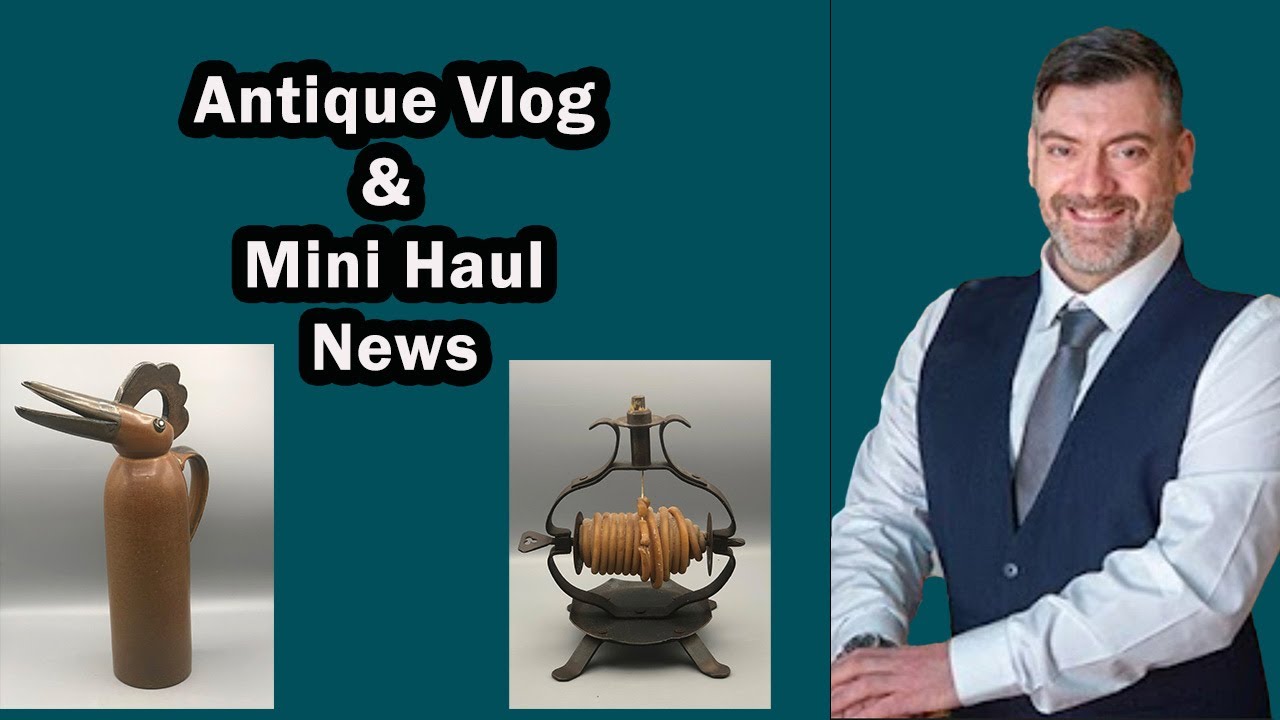 Видеоблог продавца антиквариата: обзор покупок и планы на будущее.