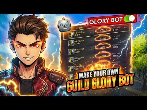 HOW TO MAKE GUILD GLORY BOT 🤖|FREE FIRE GUILD GLORY BOT 🔥😱 - YouTube