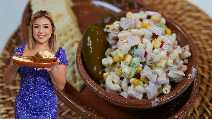 A Classic MEXICAN MACARONI SALAD, this ENSALADA DE CODITOS is a Must-Have Dish for Every BBQ!