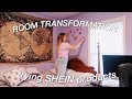 trying SHEIN ROOM DECOR + room TRANSFORMATION