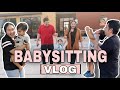 Day in a life of a nanny  babysitting vlog  filipinamexican mexipino vlog