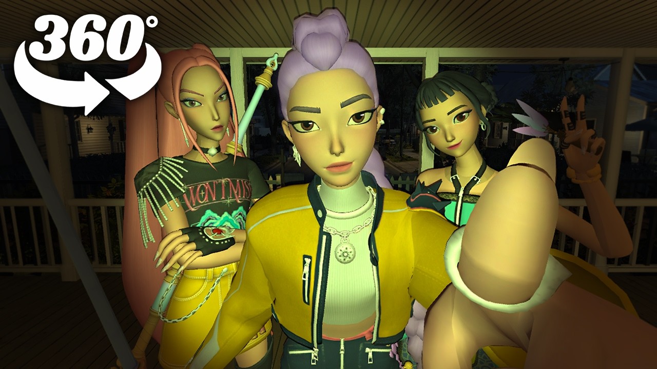 KPop Demon Hunters Movie Collection ! 360° VR