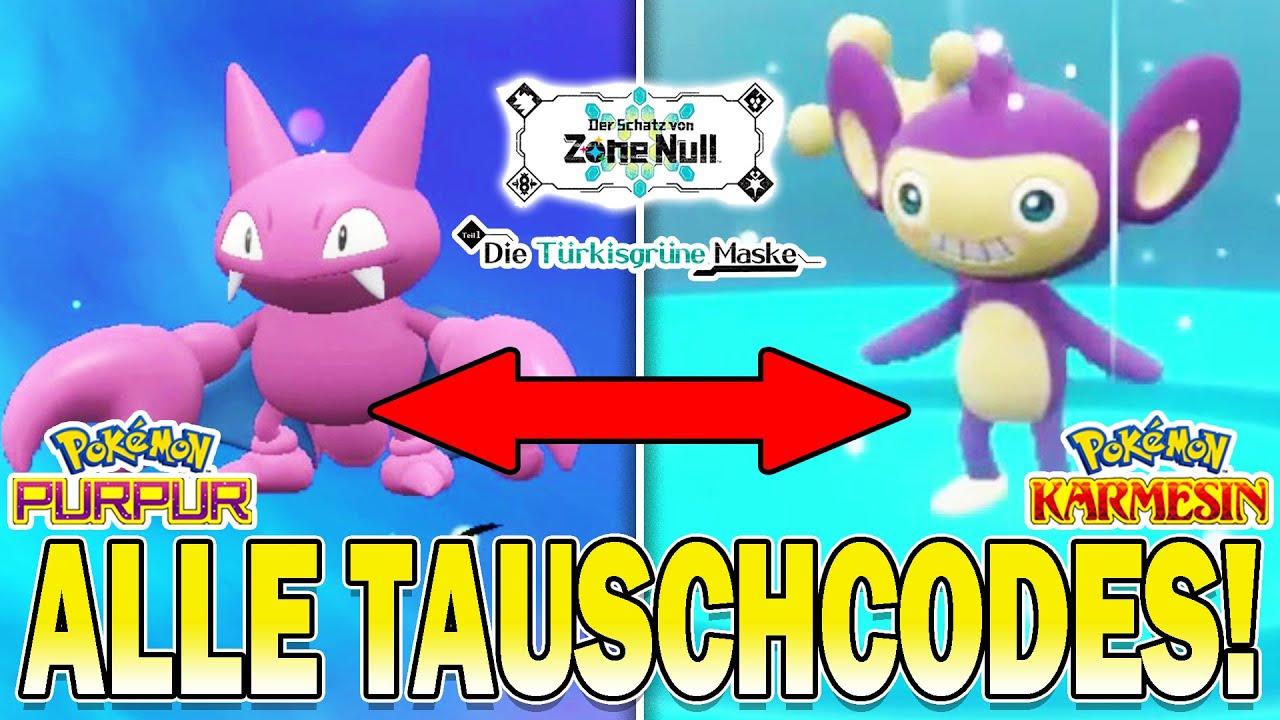 Pokemon Die Sich Beim Tausch Entwickeln TAUSCHCODES für alle EDITIONSSPEZIFISCHEN, SINNOH STARTER
