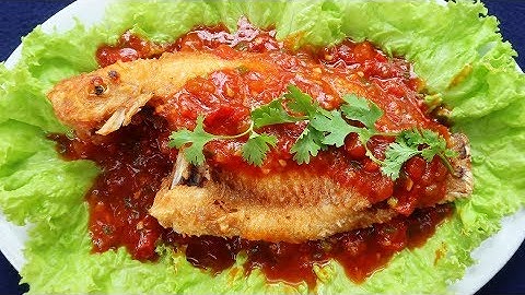 Món Ăn Ngon - CÁ ĐIÊU HỒNG CHIÊN GIÒN SỐT CÀ CHUA thơm ngon