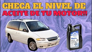 ​ Mide TU MISMO el NIVEL DE ACEITE DE MOTOR de tu Voyager, Caravan, Town & Country  ¡SUPER FACIL!​