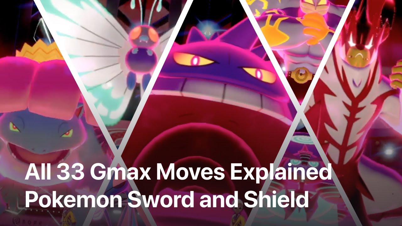 Pokemon Sword / Shield Isle Of Armor Details: Starter G-Max Moves