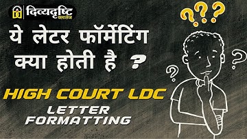 High Court LDC Efficiency Exam || Solution Class || Letter Formatting || High Court LDC || Vinod Sir