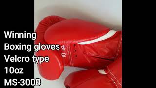 【Winning Boxing Supplies Shop】Boxing Gloves Velcro type 10oz MS-300B【Supports overseas shipping】