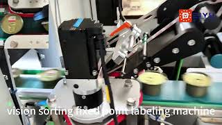 MARS vision sorting fixed point labeling machine #labeling machine