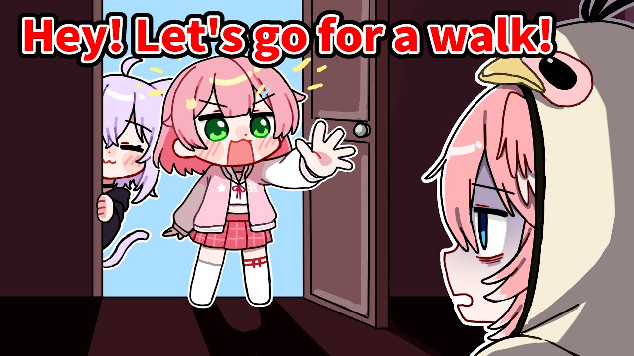 Miko notices Lui at her limit and drags her out【Hololive AnimationClip/ENG sub】