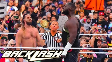 FULL MATCH - Seth Freakin Rollins vs Omos WWE Backlash 2023