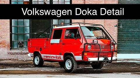 Volkswagen Doka T3 Transporter DETAIL