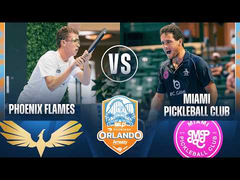 Phoenix Flames vs Miami Pickleball Club at 2026 MLP Orlando - Group Play Day 3