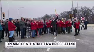 Austin celebrates opening of Fourth Street NW Bridge at I-90