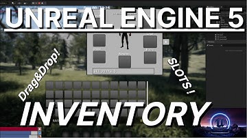 Slot-Based Inventory System w/ Drag&Drop - Part 1 - Setting up ! [UE5 - BP]