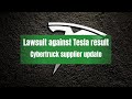 Tesla update, result of the lawsuit in Germany & Cybertruck supplier ready!