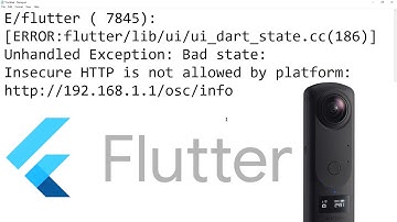 Fix Flutter Insecure HTTP is not allowed error on Android