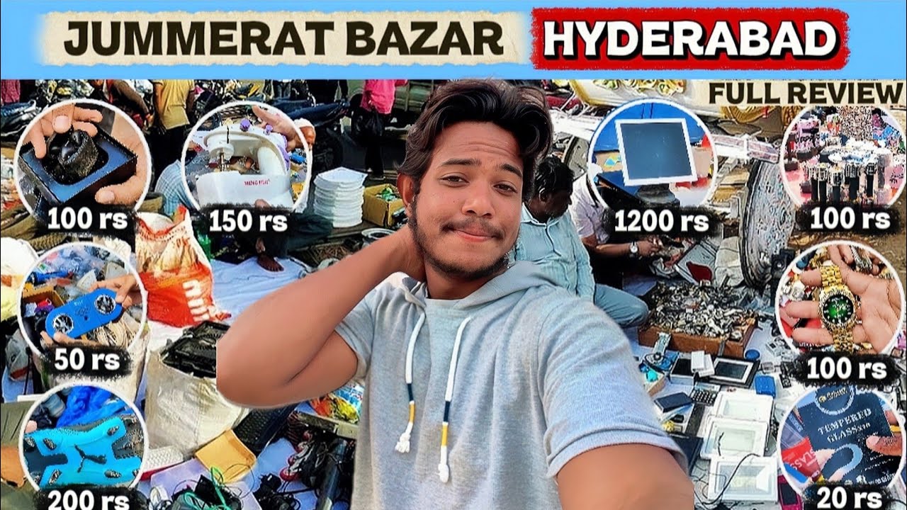 Hyderabad Jummerat Bazar Full Tour 😱💥| Chor Bazar Shopping 🛍️🛒| Cheapest Market in Hyderabad 😱🔥