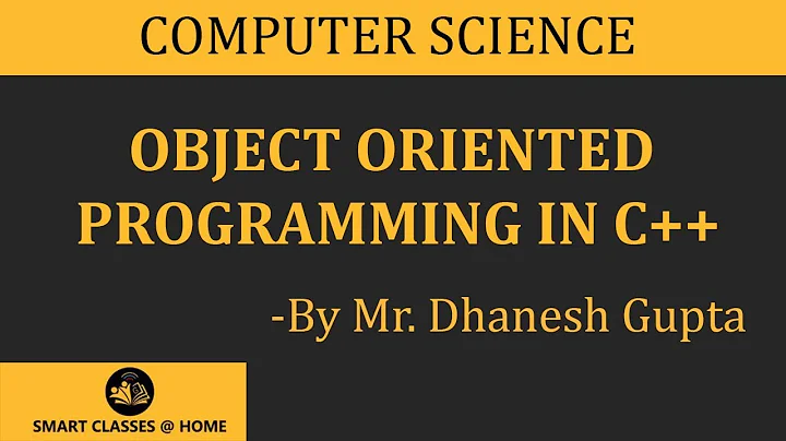Object Oriented programming in C++  by Mr. Dhanesh...