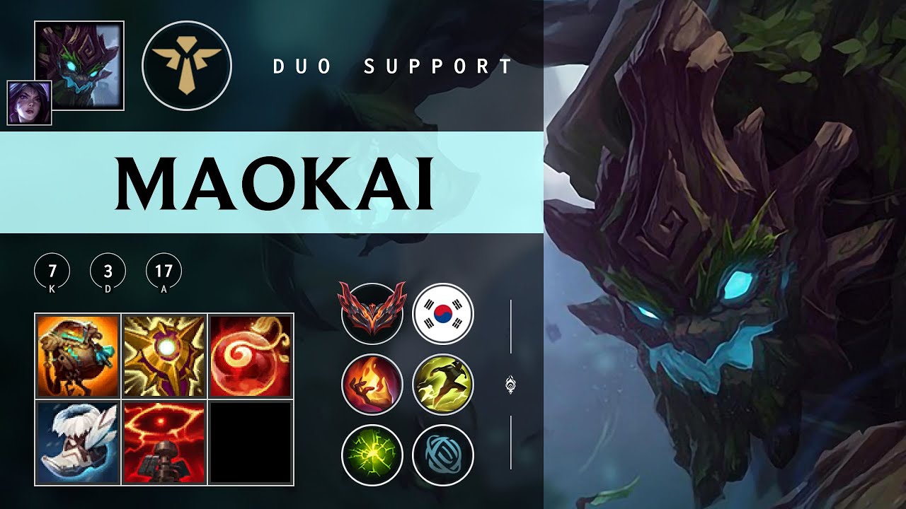 Maokai Support vs Neeko - KR Grandmaster Patch 25.22