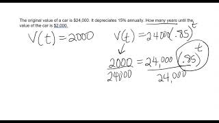 Modeling with Exponential functions