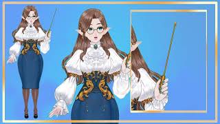 【Live2d showcase】Librarian Elf -Irene-