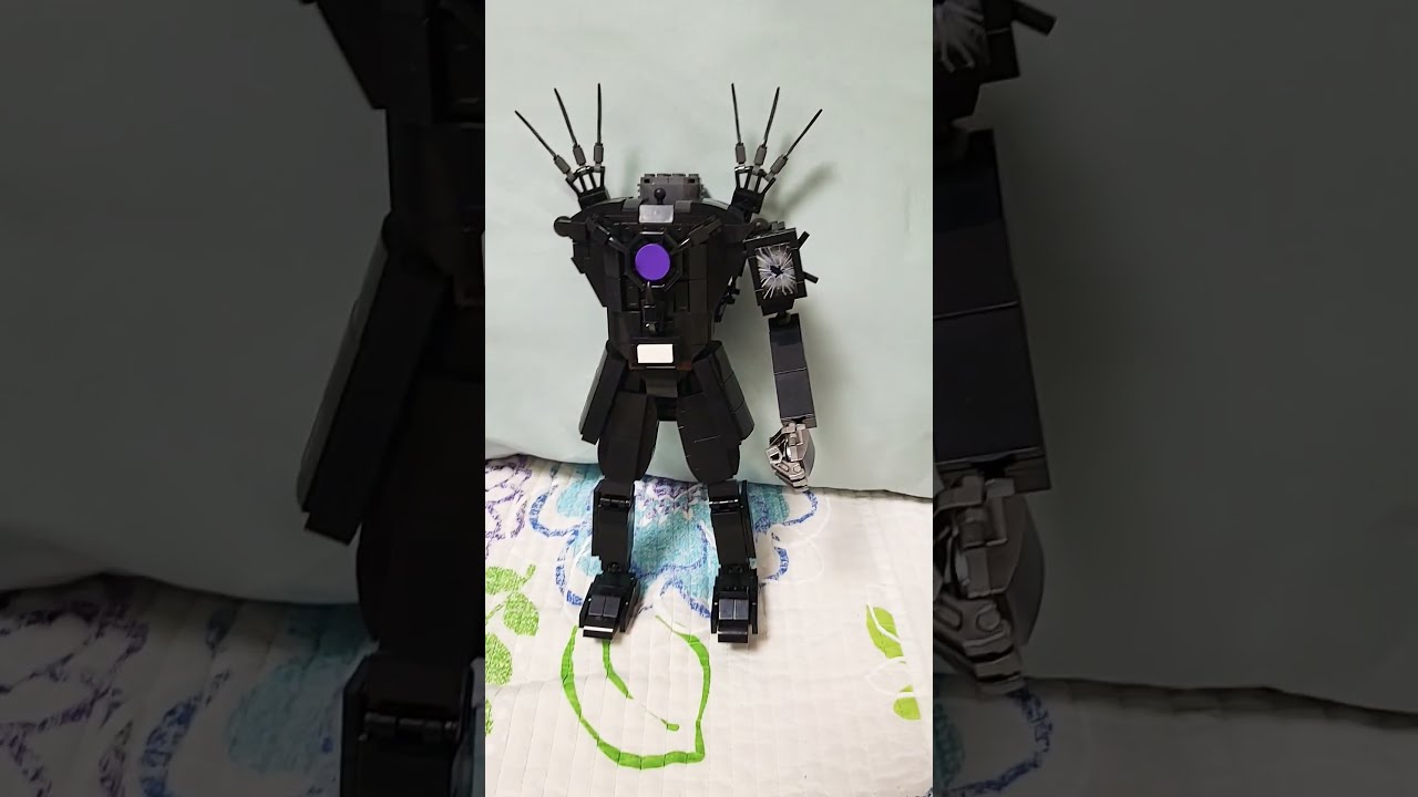 upgraded titan tv man #lego #tvman