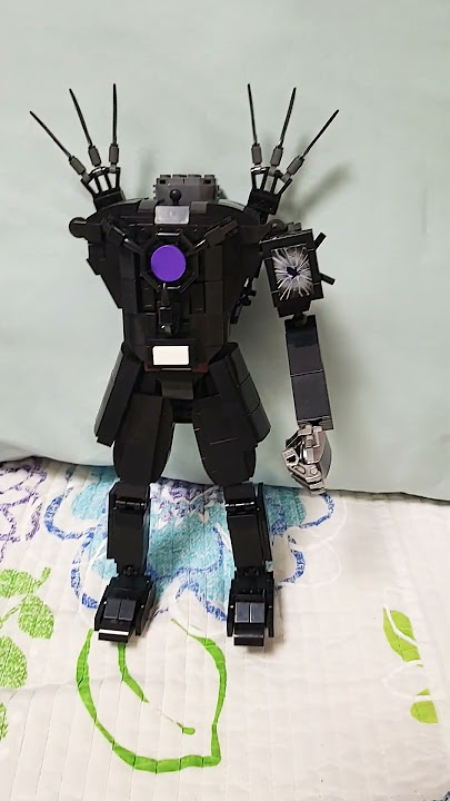 upgraded titan tv man #lego #tvman