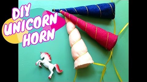 Make your own Unicorn Horn! DIY CRAFT