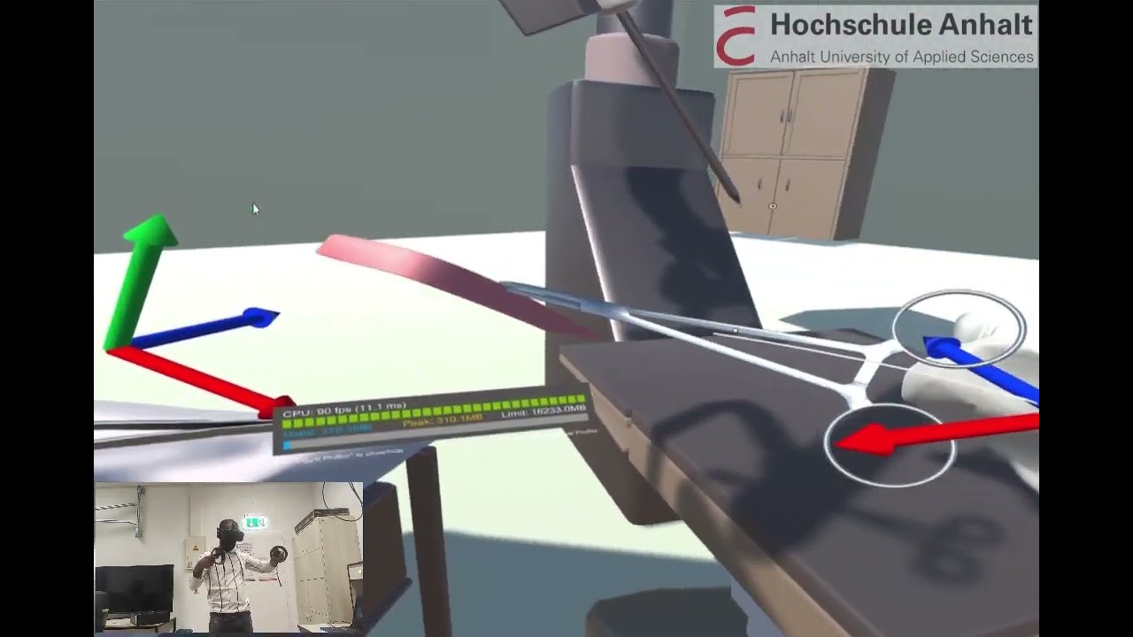 [xRLab] Virtual Reality Training for Medical Operators and Surgents: Hip Joint Surgery
