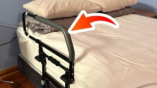 Sangohe Bed Rail for Elderly   Must Watch If you Have Bad Knees