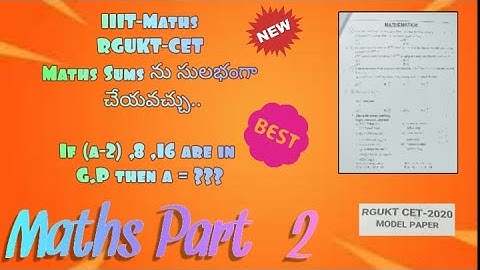 IIIT Maths Part-2