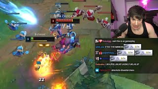 nickich loses mid against tenshi during league streamers proximity chat event (she's silver) screenshot 5