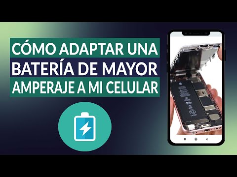 Cómo puedo poner o adaptar una BATERÍA de mayor amperaje o diferente a mi CELULAR ¿Es posible?