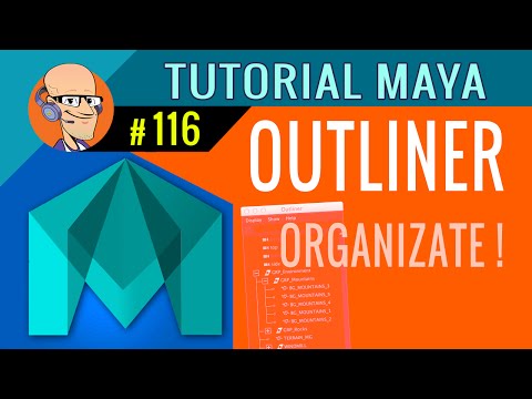 Tutorial Maya 2016 - Outliner #116 (en español)